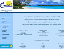 Tablet Screenshot of goodyertravel.co.uk